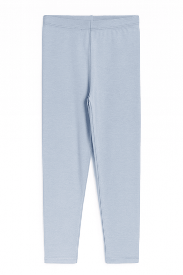 Lt Blue Basic Leggings Nawao.com
