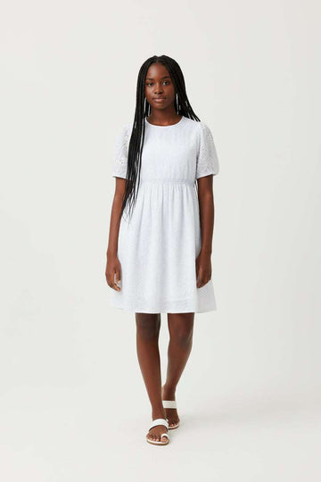Lt Blue Embroidered Dress Pale Blue Nawao.com