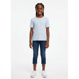 Lt Blue Jacquard Top Pale Blue Nawao.com