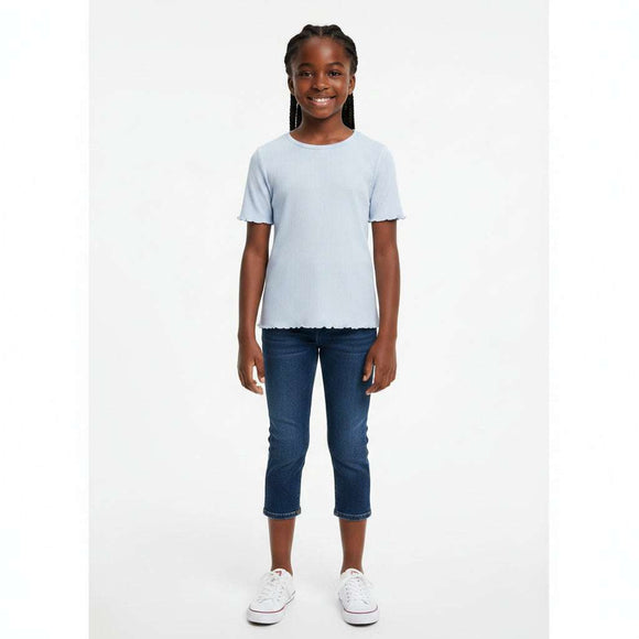 Lt Blue Jacquard Top Pale Blue Nawao.com