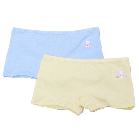 Lt Blue Yellow 2Pcs Boxer Brief Assorted Nawao.com