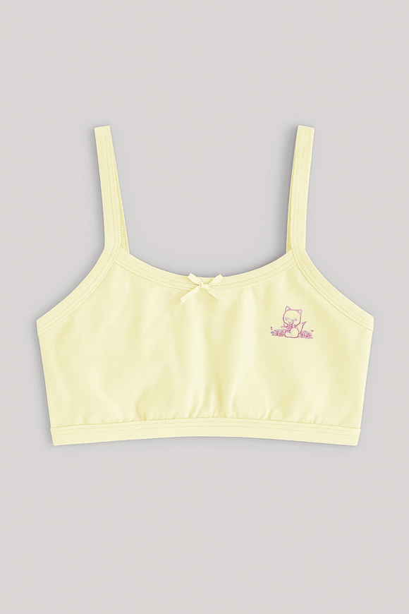 Lt Blue Yellow 2Pcs Pack Bra Assorted Nawao.com