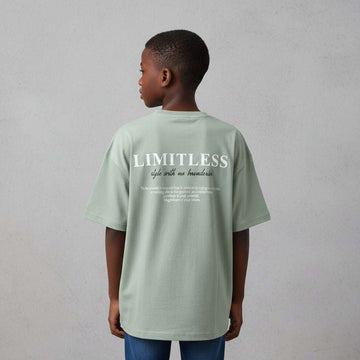 Lt Green Limitless Over Size T Shirt Green Nawao.com
