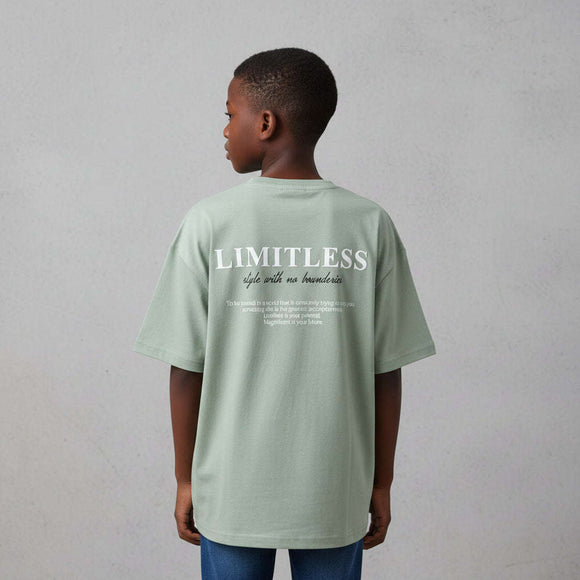 Lt Green Limitless Over Size T Shirt Green Nawao.com