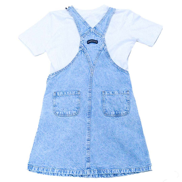 Lt Wash Denim Dungarees With T Shirts Light Wash Nawao.com