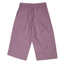 Lyocell Pink Wide Leg Trouser Pale Pink Nawao.com