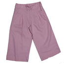 Lyocell Pink Wide Leg Trouser Pale Pink Nawao.com