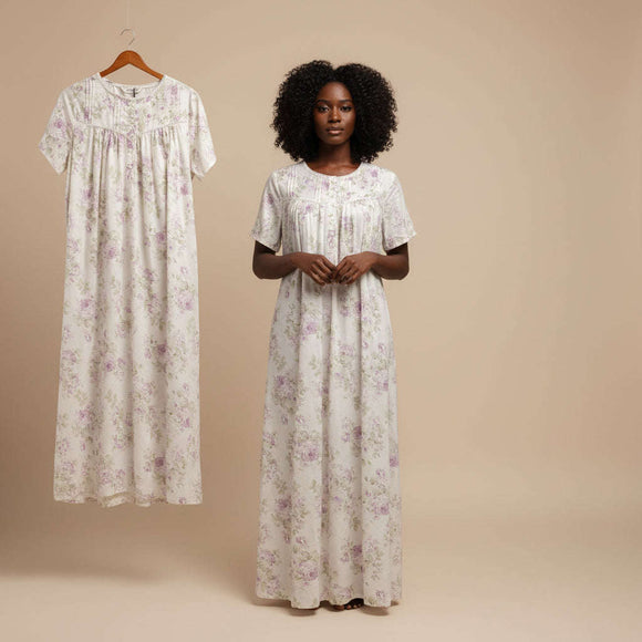 Mama Nightgown Floral Print Assorted Nawao.com