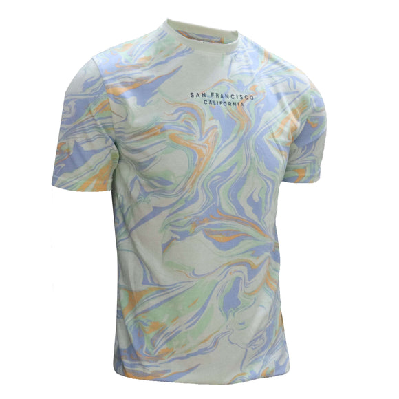 Marble Print T-Shirts Assorted Nawao.com