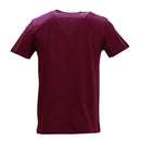 Maroon Crew Neck T Shirt Burgundy Nawao.com