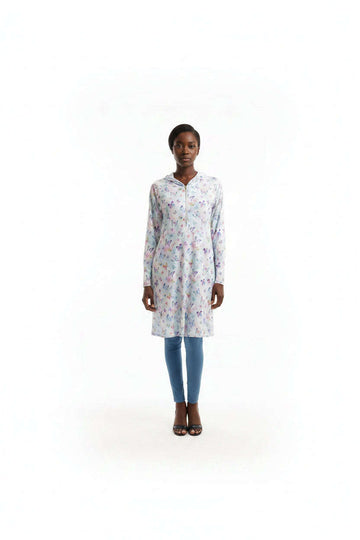 Mauve Butterfly Print Hooded Leggings Sets Assorted Nawao.com