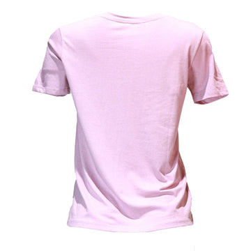 Mauve City Toweling Emebellished T Shirt Nawao.com