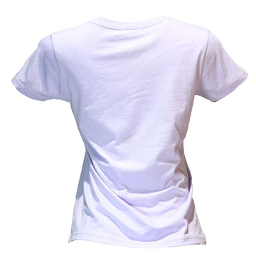 Mauve Enjoy Printed T Shirt Nawao.com