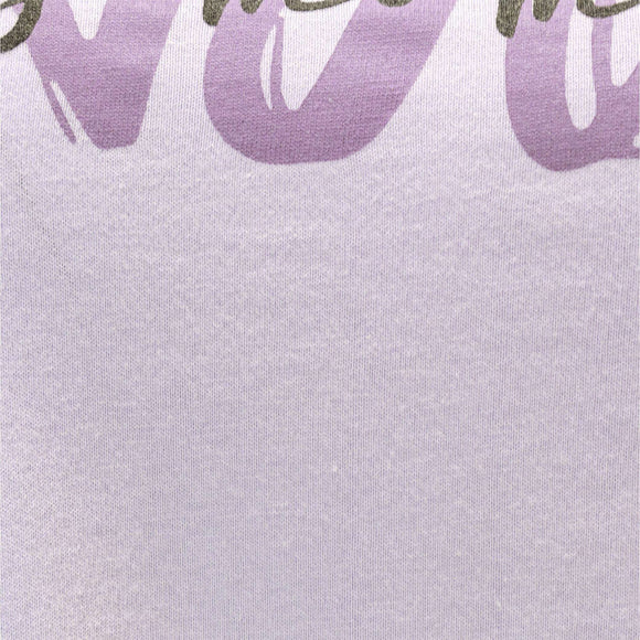 Mauve Enjoy Printed T Shirt Nawao.com