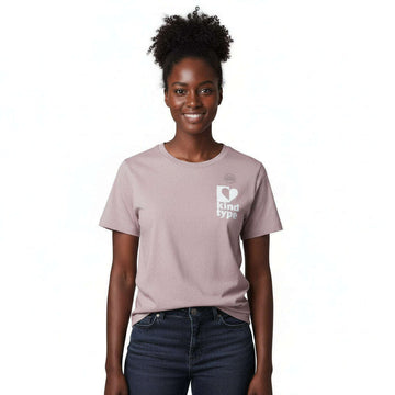 Mauve Graphic T Shirt Nawao.com