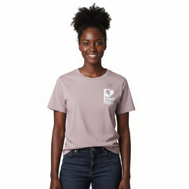 Mauve Graphic T Shirt Nawao.com