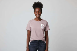 Mauve Graphic T Shirt Nawao.com
