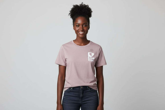 Mauve Graphic T Shirt Nawao.com