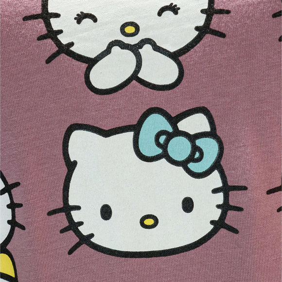 Mauve Hello Kitty Printed T Shirt Nawao.com