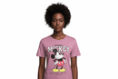 Mauve Mickey Printed T Shirt Nawao.com