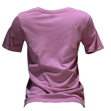 Mauve Mickey Printed T Shirt Nawao.com