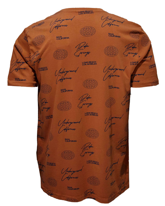 Mens Aop Crew Neck T-Shirts Nawao.com