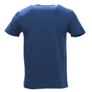 Mens Basic Spande T Shirt Blue Nawao.com