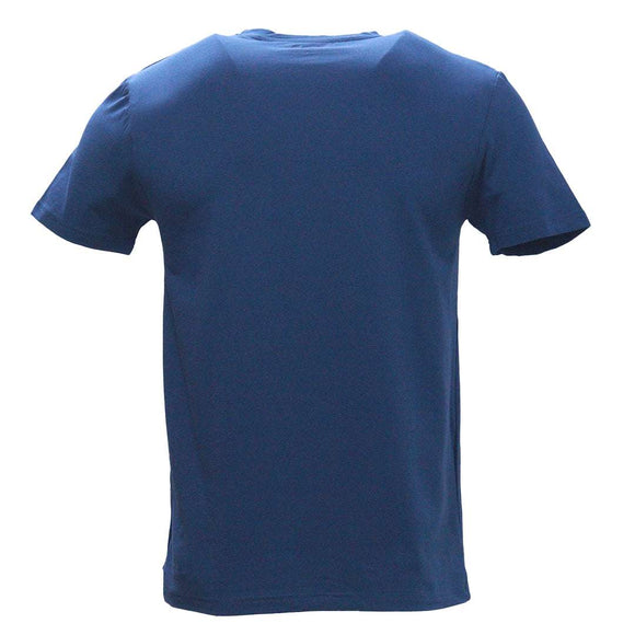 Mens Basic Spande T Shirt Blue Nawao.com