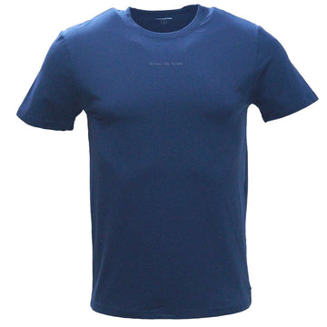 Mens Basic Spande T Shirt Blue Nawao.com
