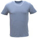 Mens Basic Spande T Shirt Pale Grey Nawao.com