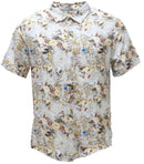 Mens S/Slvs Printed Shirts With Regular Collar Nawao.com