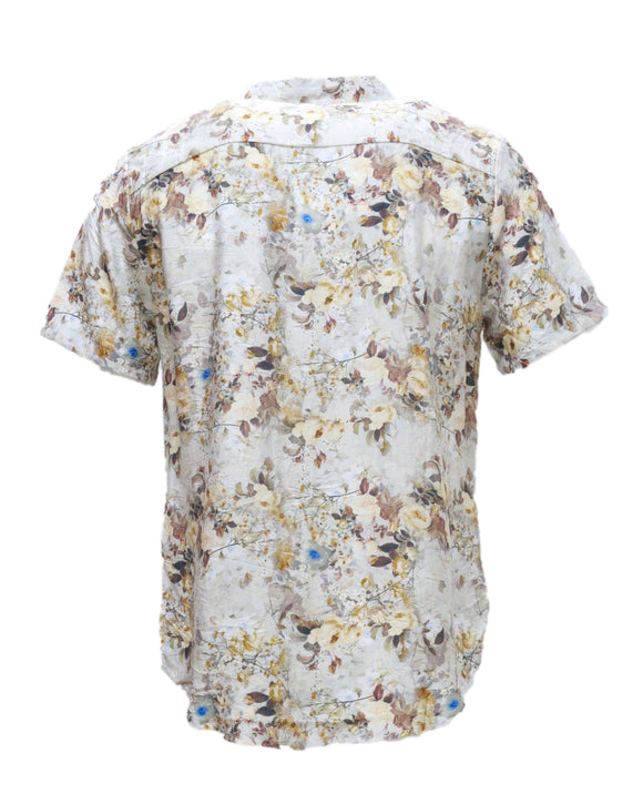 Mens S/Slvs Printed Shirts With Regular Collar Nawao.com
