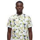 Mens S/Slvs Printed Shirts With Round Neck Collar Nawao.com