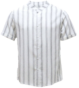 Mens S/Slvs Printed Shirts With Round Neck Collar Nawao.com