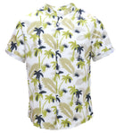 Mens S/Slvs Printed Shirts With Round Neck Collar Nawao.com