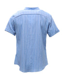 Mens S/Slvs Printed Shirts With Round Neck Collar Nawao.com