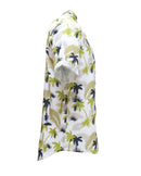 Mens S/Slvs Printed Shirts With Round Neck Collar Nawao.com