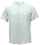 Mens S/Slvs Printed Shirts With Round Neck Collar Nawao.com