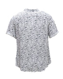 Mens S/Slvs Printed Shirts With Round Neck Collar Nawao.com