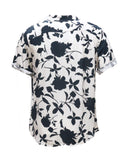 Mens S/Slvs Printed Shirts With Round Neck Collar Nawao.com