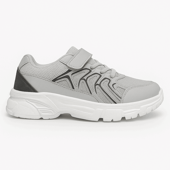 Mid Grey Chunky Sneaker Nawao.com
