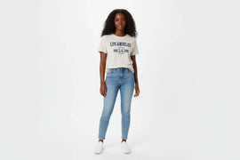 Mid Grey Graphic T Shirt Nawao.com