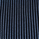 Mid Grey Seersucker Stripe Mandarin Polo Nawao.com
