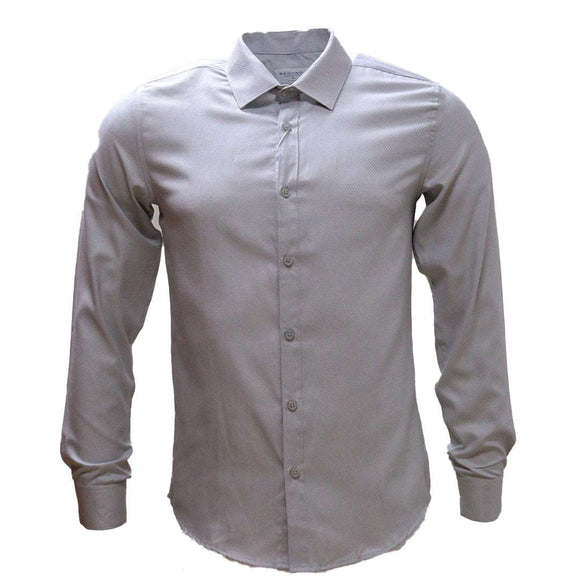 Mid Grey Stand Up Pack Shirt Mid Grey Nawao.com