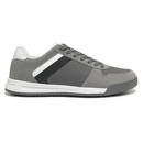 Mid Grey Stripped Sneaker Nawao.com