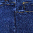 Mid Wash Basic 5 Pocket Standard Fit Jeans Indigo Nawao.com