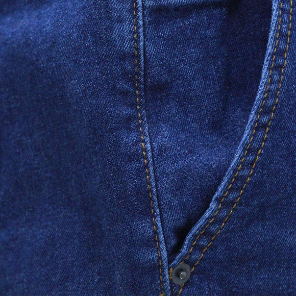 Mid Wash Denim Jogger Indigo Nawao.com