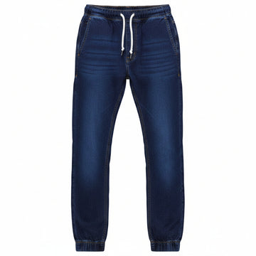 Mid Wash Denim Jogger Indigo Nawao.com