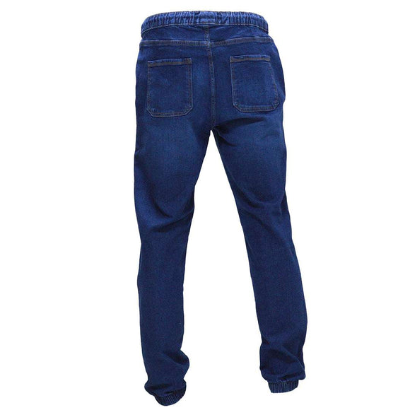 Mid Wash Denim Jogger Indigo Nawao.com