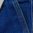 Mid Wash Knit Joggers Jeans Blue Nawao.com